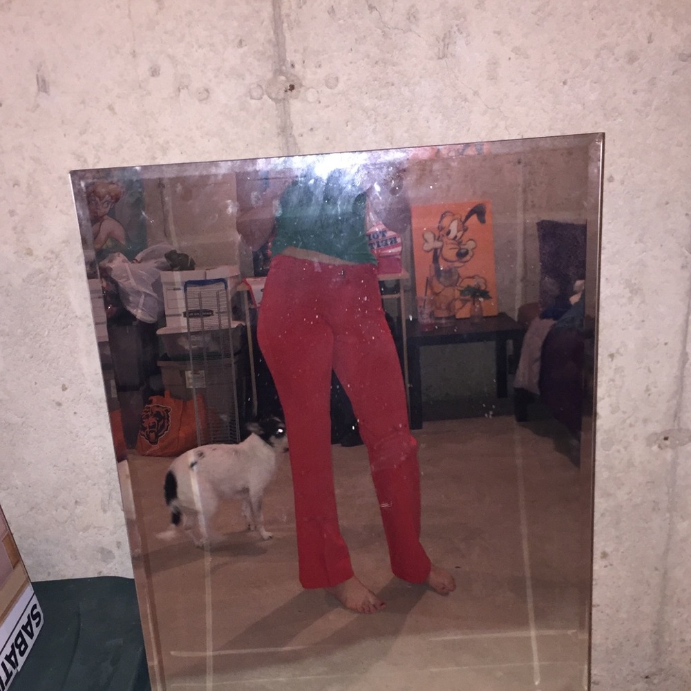 Dots Red Dress Pants